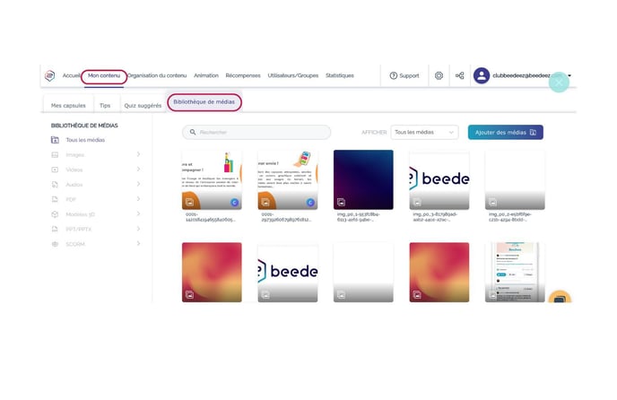 Bibliothèque médias