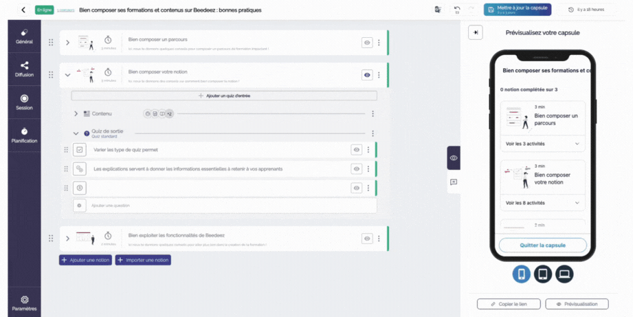 Question a reponse chiffree-BO