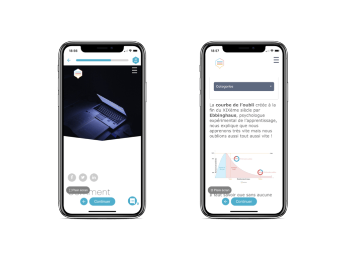 Mockup contenu web