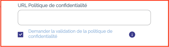 Politique de confidentialité